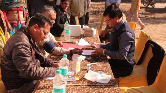 Naad Foundation Organized Medical Camp at Sangam Vihar, Delhi in Dec 2017